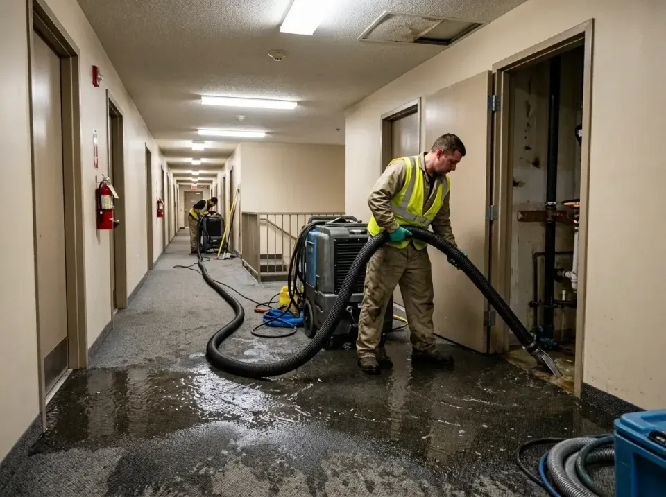 multi-unit-apartment-hallway-f-005 — frequently asked questions, Emergency Burst Pipe Water Extraction & Removal in DeKalb,…